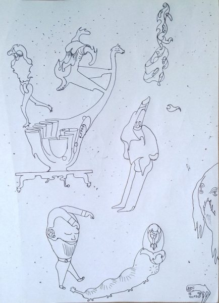 bschambers_drawings_misc_ruche_pen_on_paper_2008